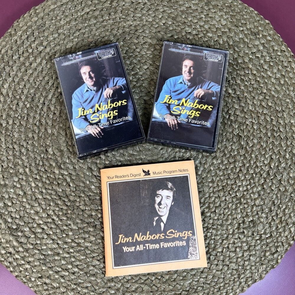 Your All-Time Favorites Jim Nabors Cassette Tapes 2 And 3 With Song Pamphlet